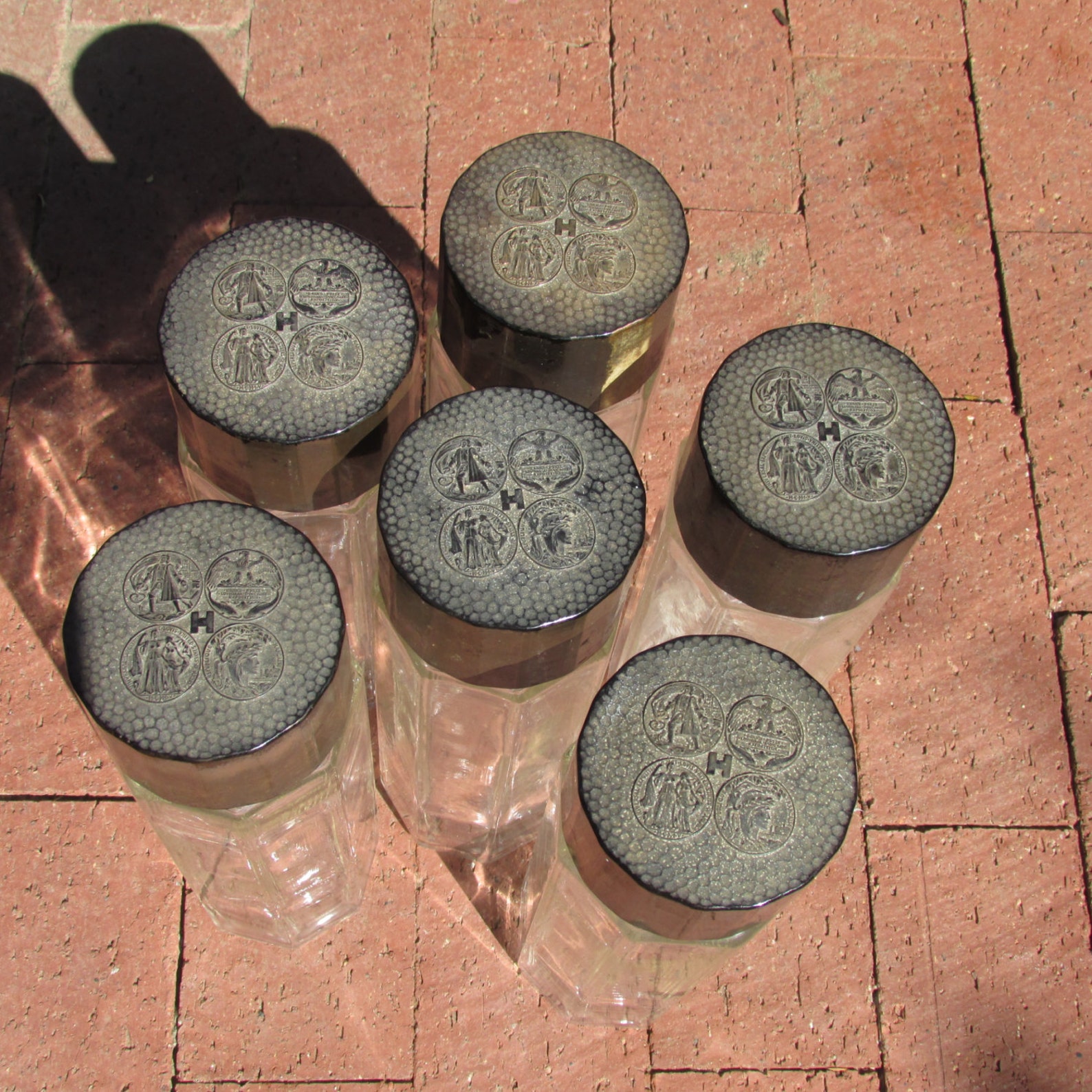 Liquor Bottle Federal Law Forbids Sale or Reuse of This Bottle 1956 Set