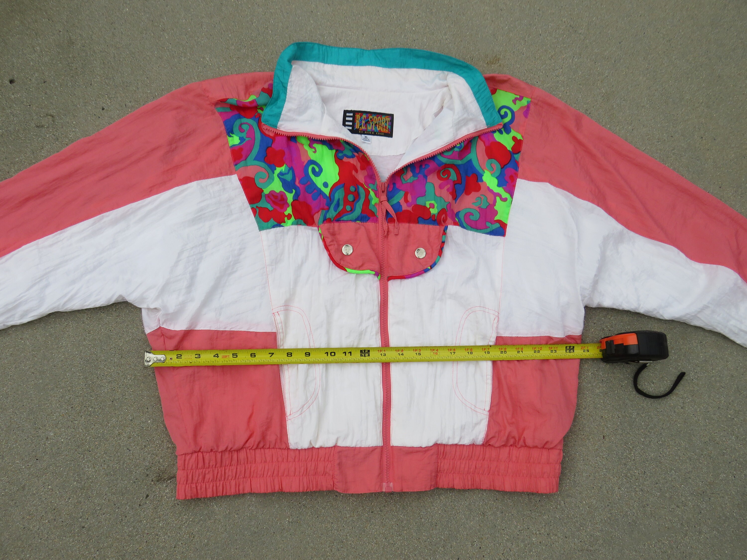 Vintage RE Sport by River Edge XL Windbreaker 1980s-1990s Used on 