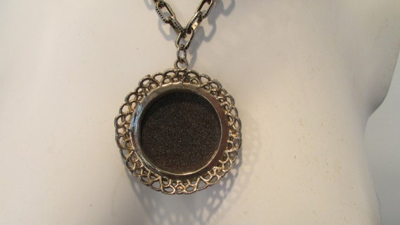 Vintage Copper and enamel Necklace Mid century Mo… - image 5