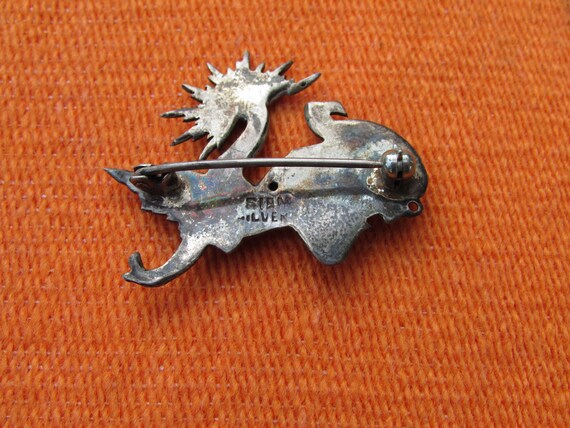 Vintage Sterling Silver Siam Thailand dancing Gir… - image 7