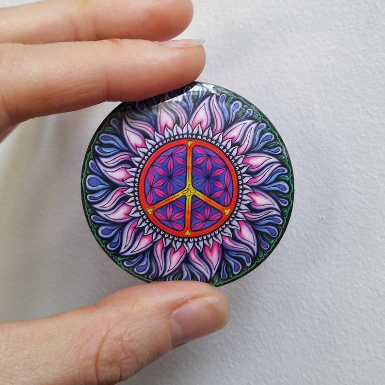3-pack Mandala stickers for outdoor and indoor use pick your favourites Sacred geometry decals 5x5 cm Super detailed and colorful