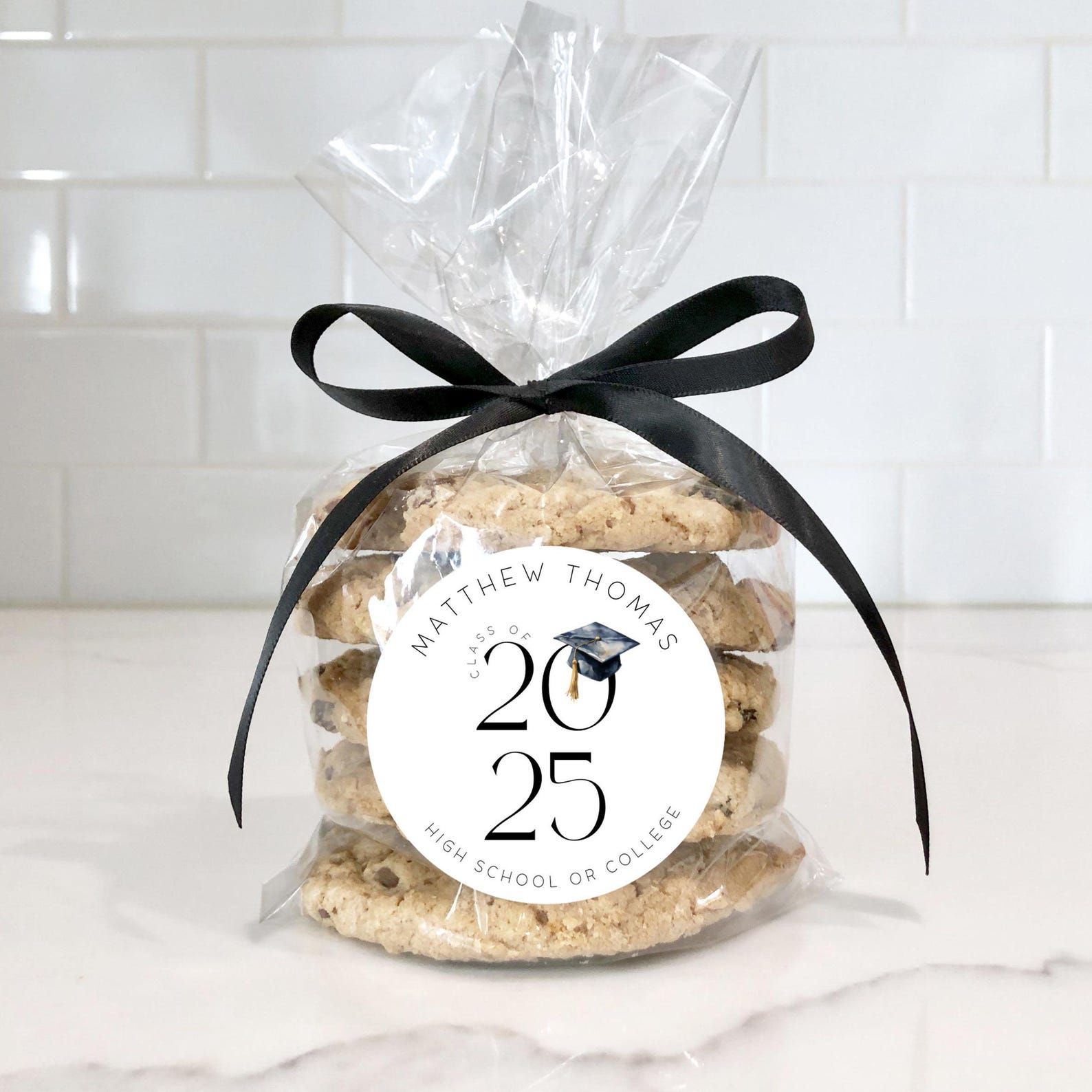 Personalized Class of 2025 Graduation Stickers, Graduation Party Favor ...