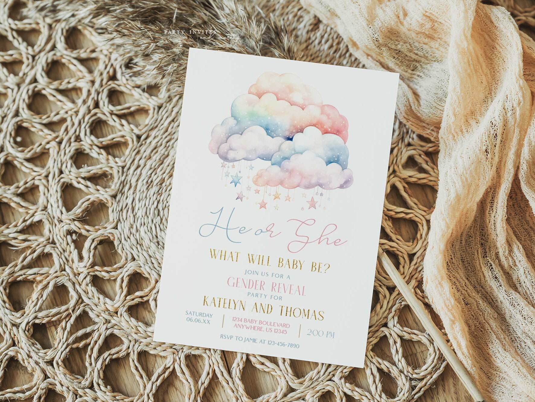 Carte Per Gender Reveal Party A5, 20 Pezzi A Tema Arcobaleno: Il Gioco Interattivo Per Il Baby Shower, Per Scrivere Desideri E Indovinare Il Sesso Del Bebè. Un Ricordo Unico Per Genitori E Amici.