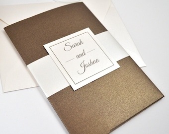 Personalized ELEGANT SCRIPT Wedding Invitation Suite, Card, Invite Set, Announcement, Anniversary, Shower, Invite, Custom Printed