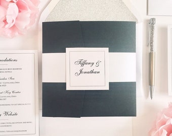 Personalized DOTS Wedding Invitation Suite, Card, Invite Set, Announcement, Anniversary, Party, Shower, Invite, Custom Printed