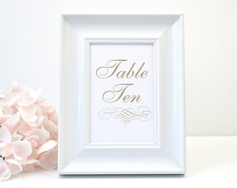 Tarjeta de número de mesa de boda ELEGANT PERGLOME personalizada con diseño de pergamino, decoración de mesa, decoración de recepción, letrero de mesa, tarjetas de asiento, fiesta, personalizada, IMPRESA