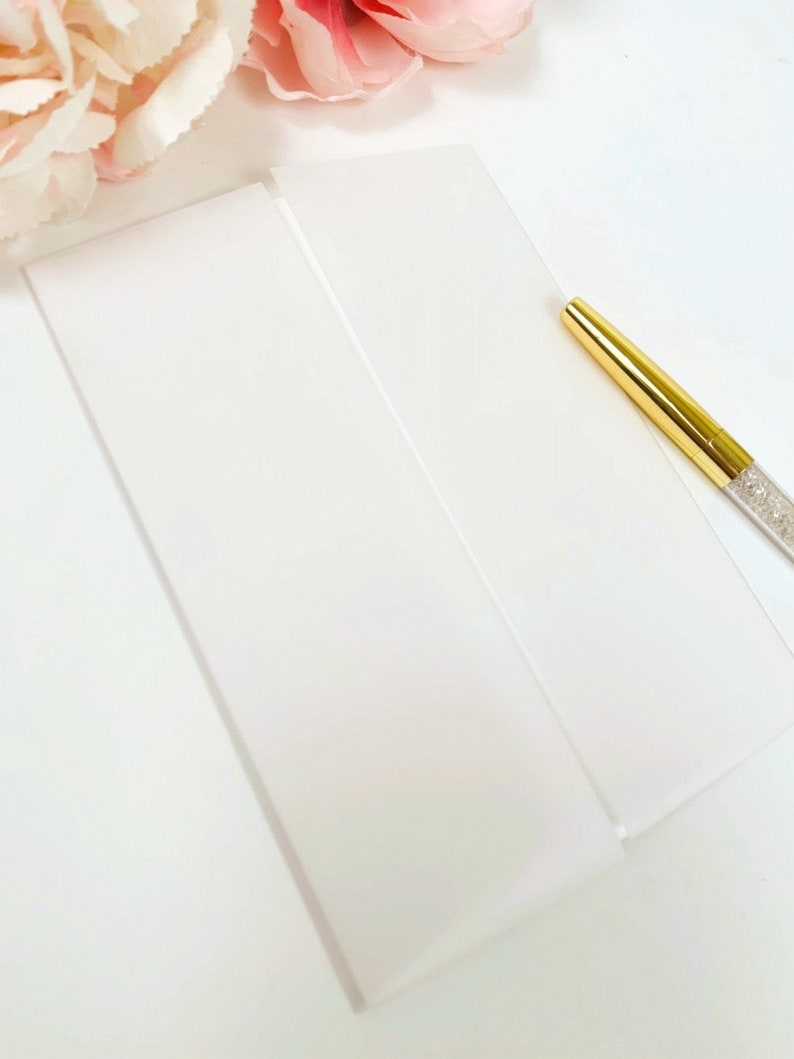 Vellum Wraps Vellum Sleeve 5x7 Wedding Invitation Etsy