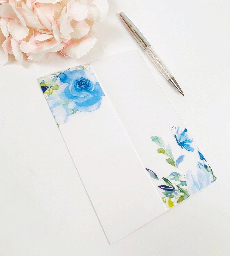 PRINTED Vellum Wraps w/ Floral Print Vellum Sleeve Etsy