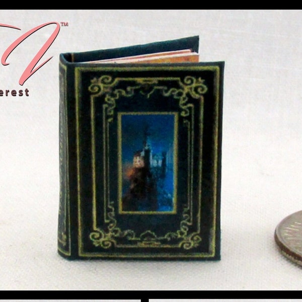 ENCHANTED CASTLES 1:12 Scale Miniature Dollhouse Illustrated Hard Cover Book