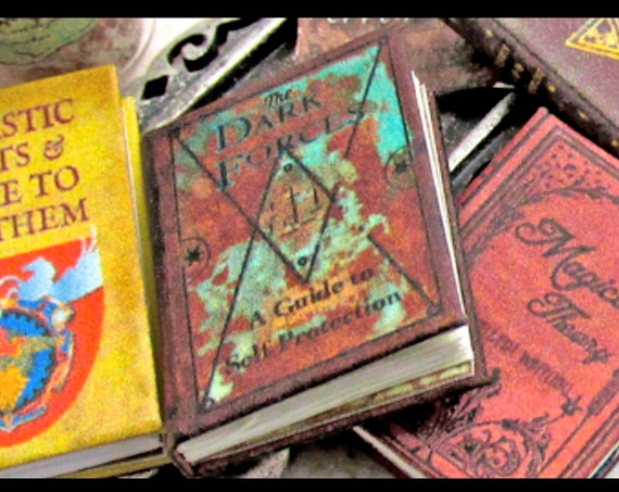 1:12 SCALE MINIATURE BOOK BLUE BEARD PRE 1900 DOLLHOUSE SCALE