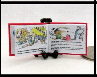 CORDUROY BEAR 1:12 Scale Miniature Dollhouse Readable Illustrated Hard Cover Book Children Story