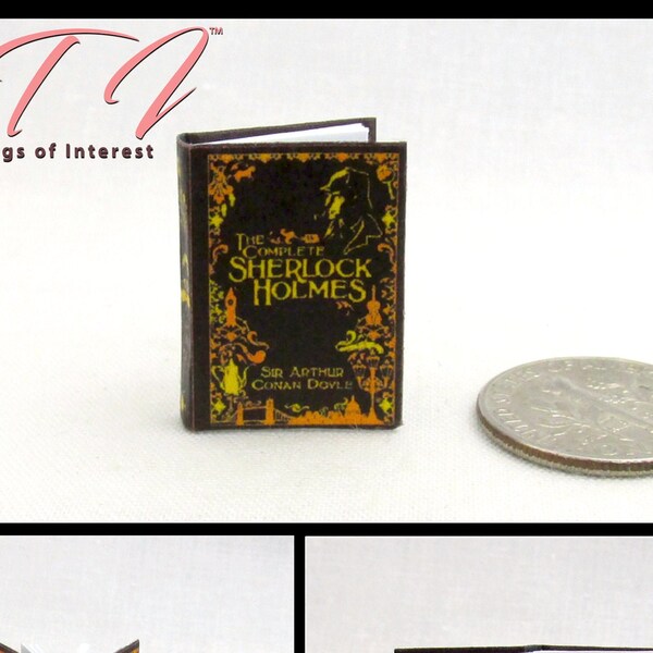 Little Things Of Interest 1:24 Scale Birds Illustrated Miniature Book - Handmade Dollhouse Accessory