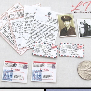 1944 Camp's Air Mail Portfolio Letter Writing Kit Stationery WWII