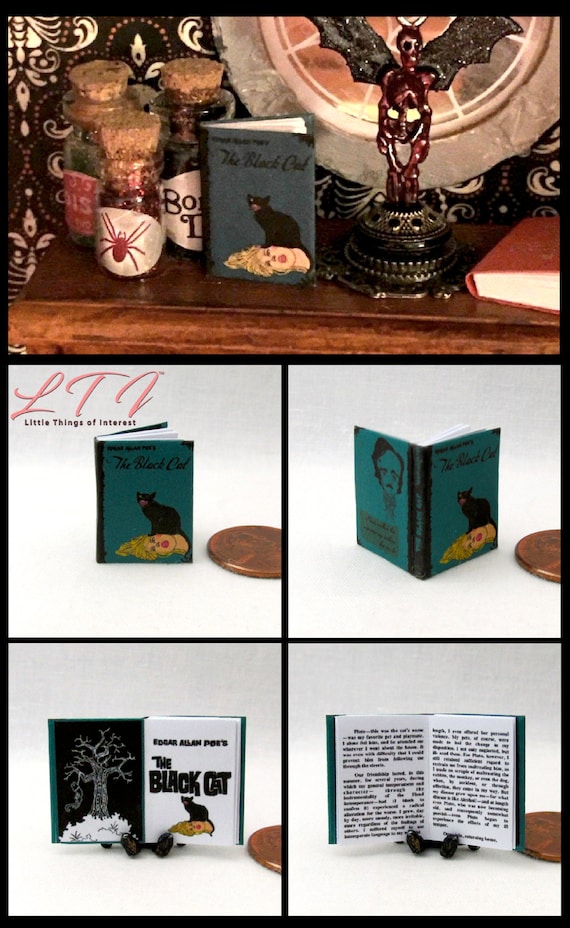 1:12 SCALE MINIATURE BOOK PUSS IN BOOTS 4 PRE 1900 DOLLHOUSE SCALE