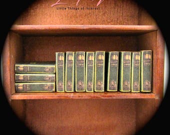 12 ENCICLOPEDIA LIBRI Casa delle bambole in miniatura 1:12 Scala Prop Libri Set Riempire Libreria Faux Libri Pagine di carta Conoscenza di riferimento 12 ENCICLOPEDIA LIBRI Casa delle bambole in miniatura 1:12 Scala Prop Libri Set Riempire Libreria Faux Libri Pagine di carta Conoscenza di riferimento