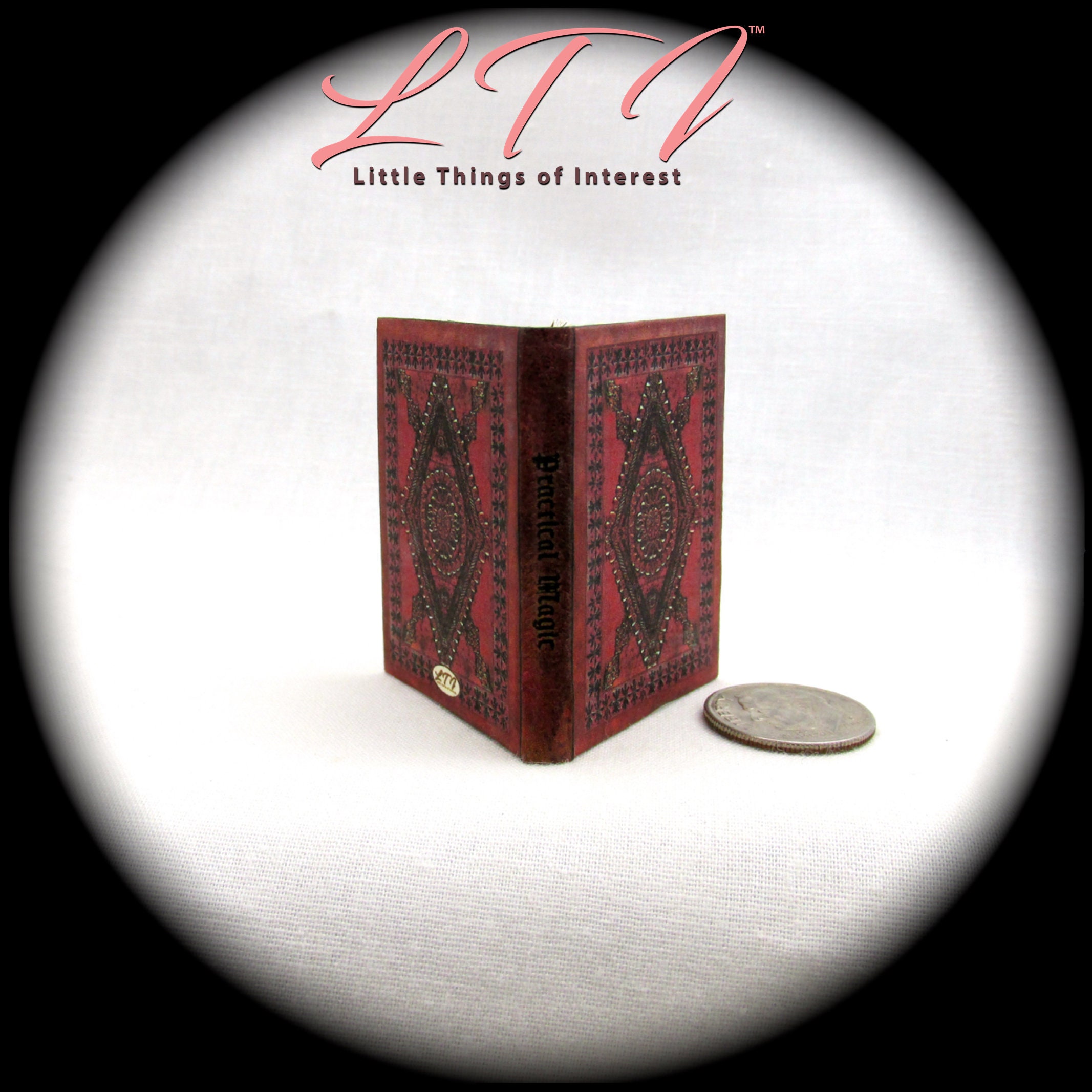PRACTICAL MAGIC SPELL BOOK Miniature Playscale Readable