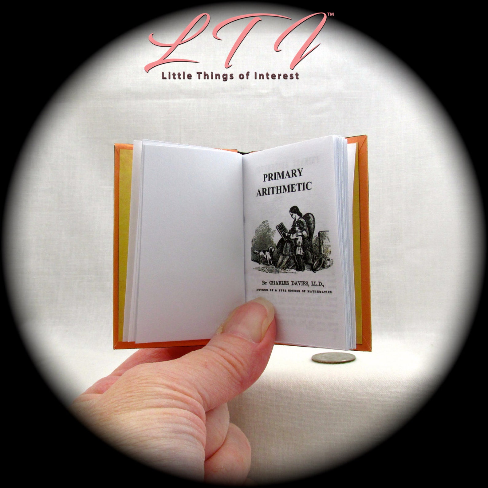 1:4 Scale PRIMARY ARITHMETIC Readable Illustrated Miniature - Etsy