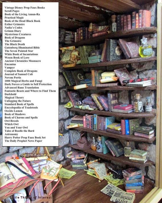 ENCANTUS MAGIC TEXTBOOK Casa delle bambole in miniatura 1:12 ENCANTUS MAGIC TEXTBOOK Casa delle bambole in miniatura 1:12