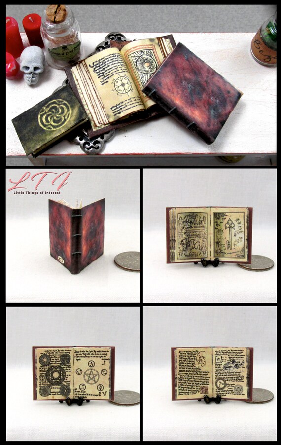 Esther S Grimoire Spell Book Miniature Dollhouse 1 12 Etsy Esther S Grimoire Spell Book Miniature Dollhouse 1 12 Etsy