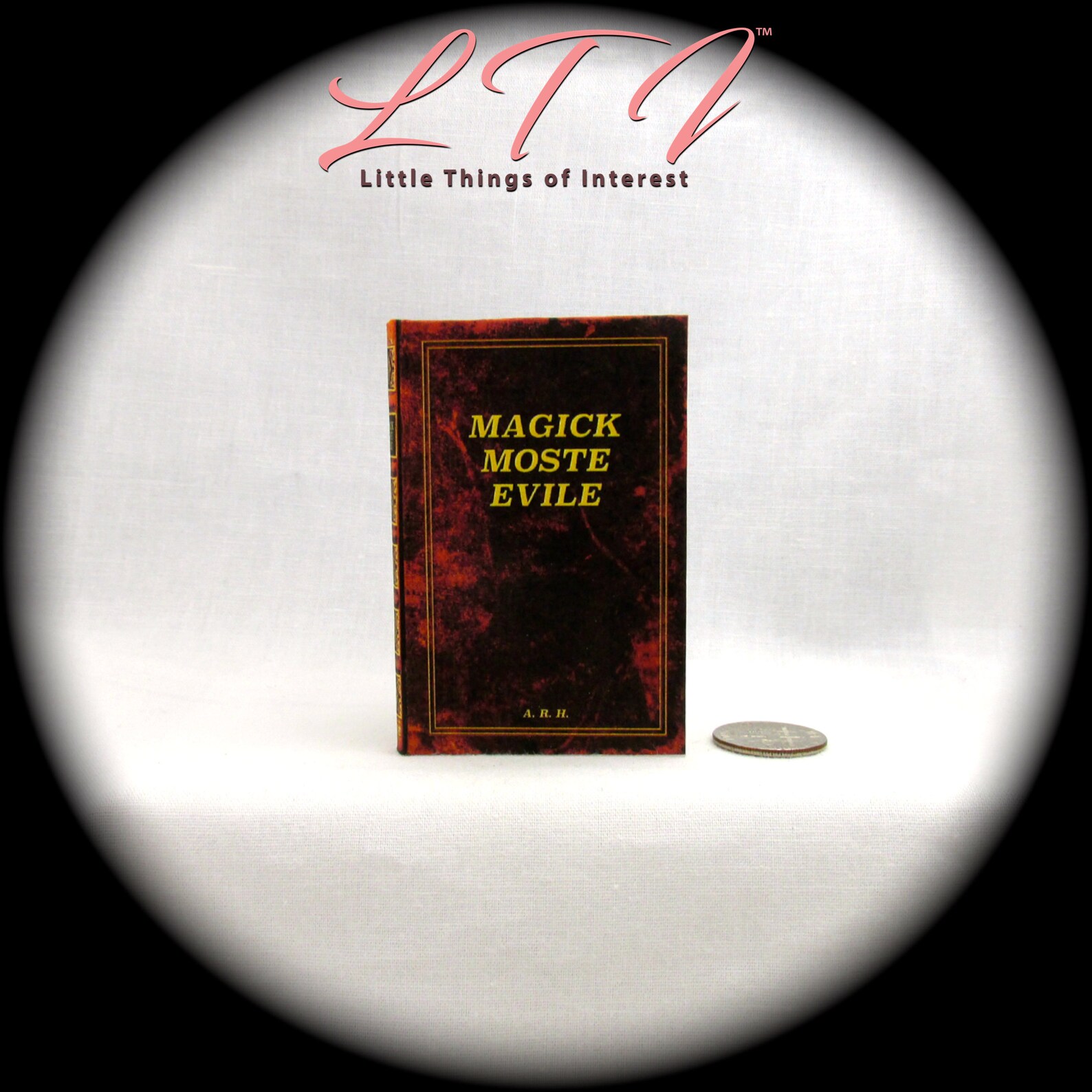 MAGICK MOSTE EVILE Readable Illustrated Book In 1 4 Scale Etsy MAGICK MOSTE EVILE Readable Illustrated Book In 1 4 Scale Etsy