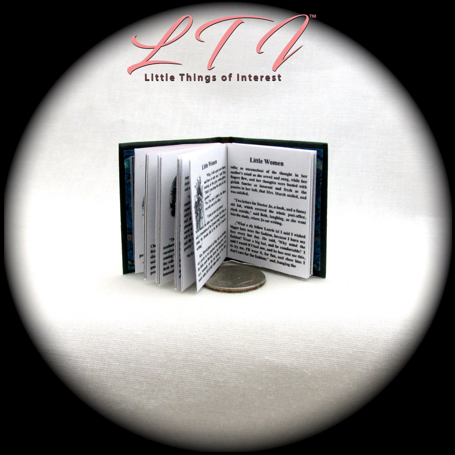 LITTLE WOMEN Book in 1:6 Scale Illustrated Readable Book - Etsy