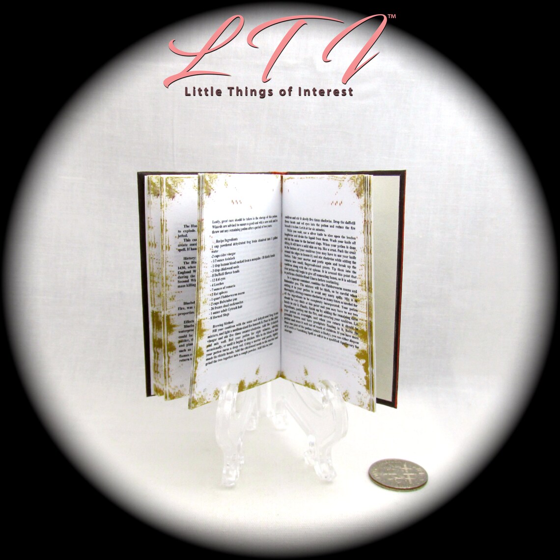 MAGICK MOSTE EVILE Readable Illustrated Book En 1 4 Escala Etsy
