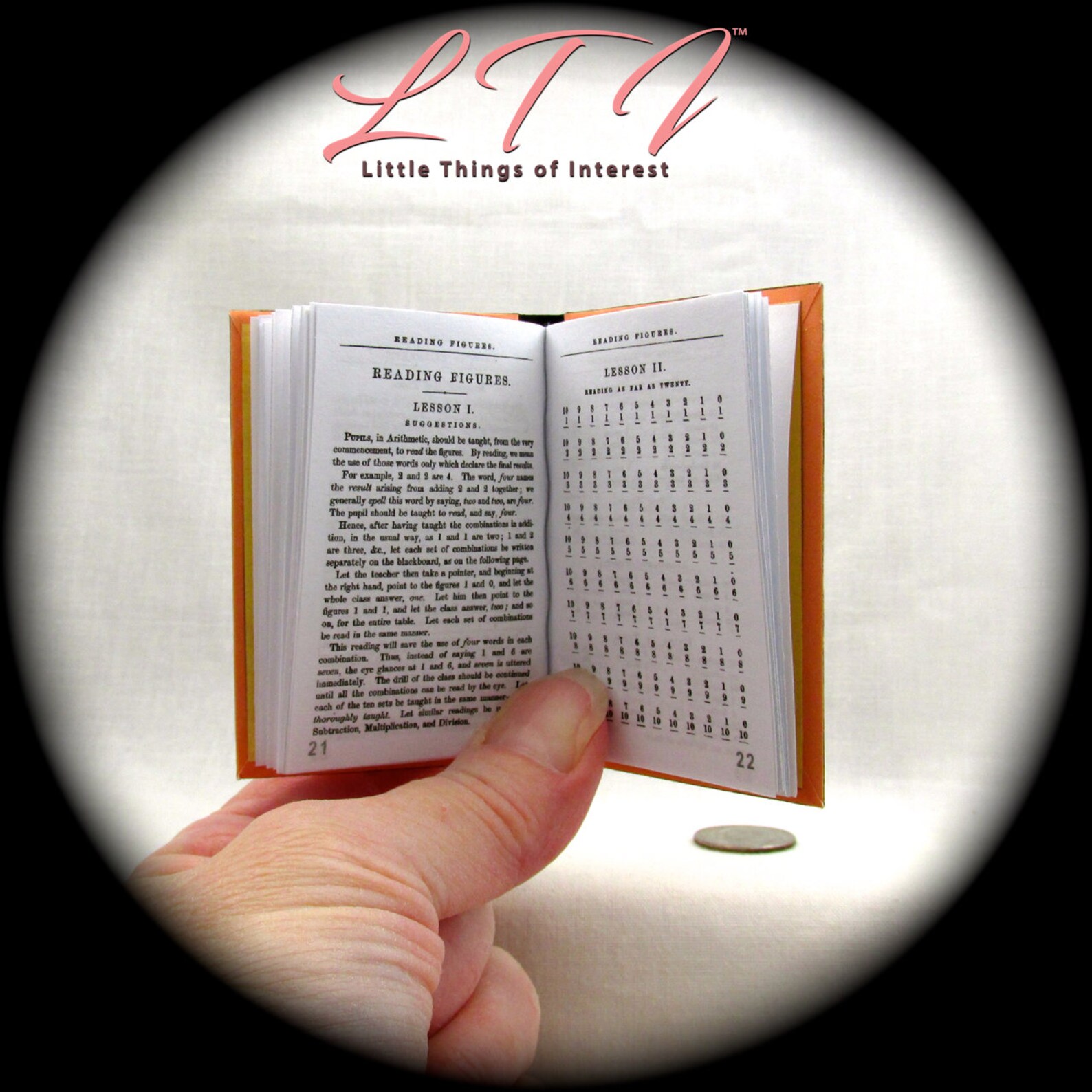 1:4 Scale PRIMARY ARITHMETIC Readable Illustrated Miniature - Etsy