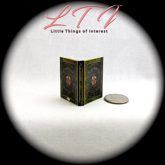BOOK OF CAGLIOSTRO Miniature Book 1:12 Illustrated Readable Book Doctor Strange