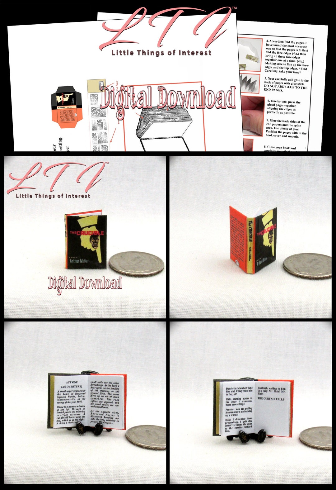 Digital Download THE CRUCIBLE Book Pdf & Construction Tutorial for a ...