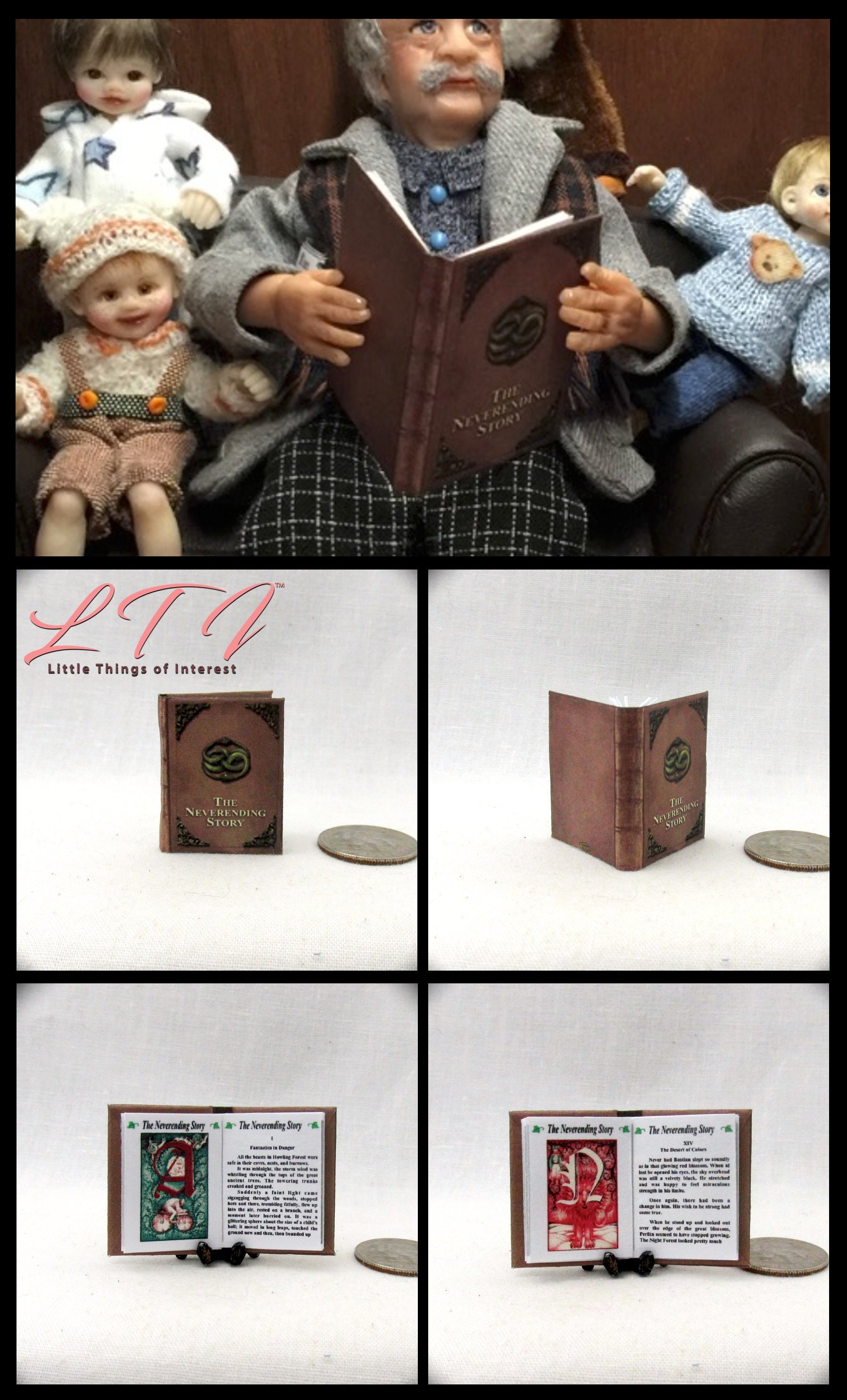 Miniatures Dolls & Miniatures Miniature Dollhouse Love Grows Sign One