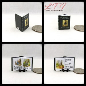 Digital Download BEATRIX POTTER Books Set of 14 Books Pdf and Construction Tutorial for Miniature 1:12 Scale Illustrated Readable Books image 7