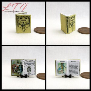 Digital Download JANE AUSTEN Set of 6 Download Miniature 1:12 Scale Books Pride Prejudice Emma Northanger Abbey Persuasion Mansfield Park image 3