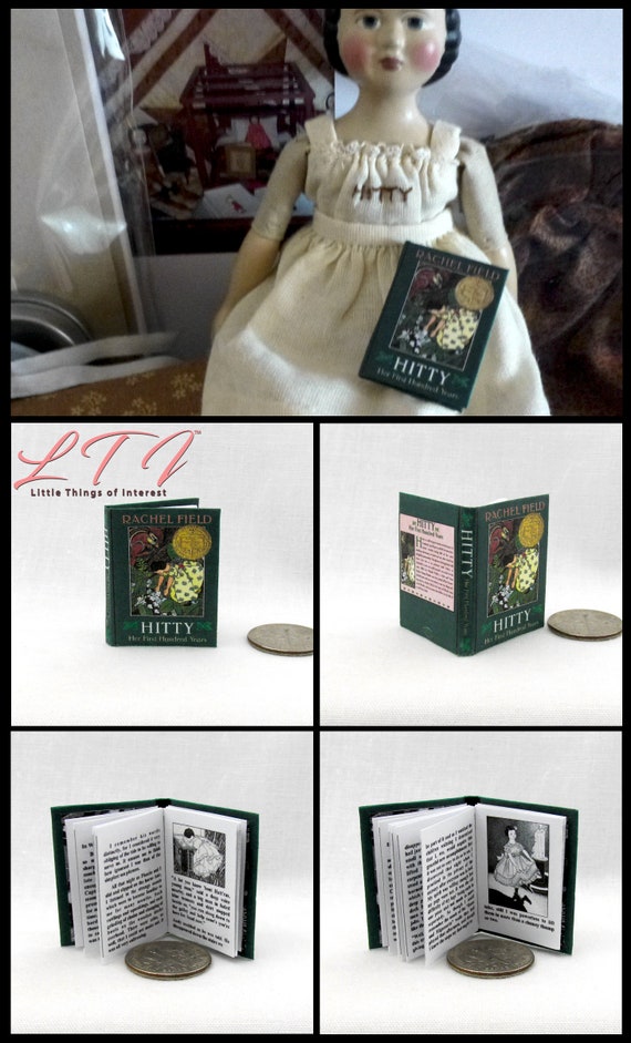 HITTY HER FIRST HUNDRED YEARS 1:6 Scale Book Readable Illustrated Book Playscale