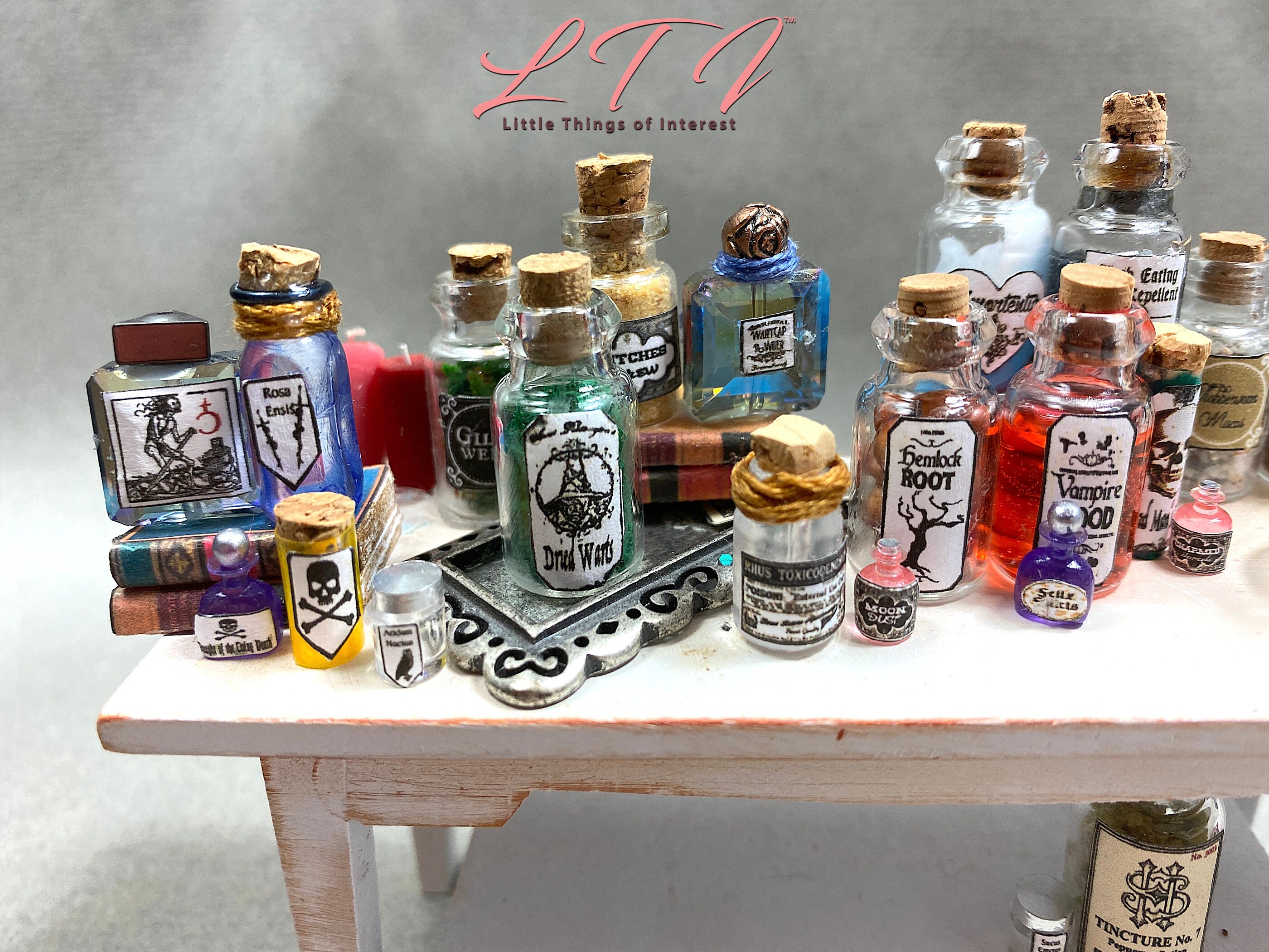 Digital Download 110 Miniature POTION BOTTLE LABELS Download - Etsy
