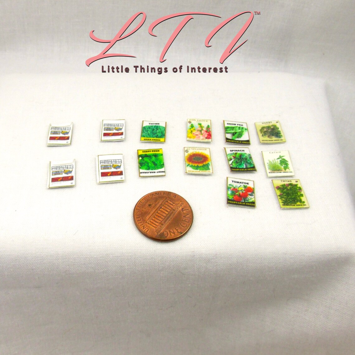 Dollhouse Doll SEED PACKETS Miniature PDF Sheet for Dollhouse | Etsy