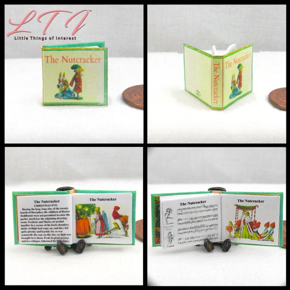 S LEWIS NARNIA THE WITCH AND THE WARDROBE 1:12 Scale Miniature Book C LION