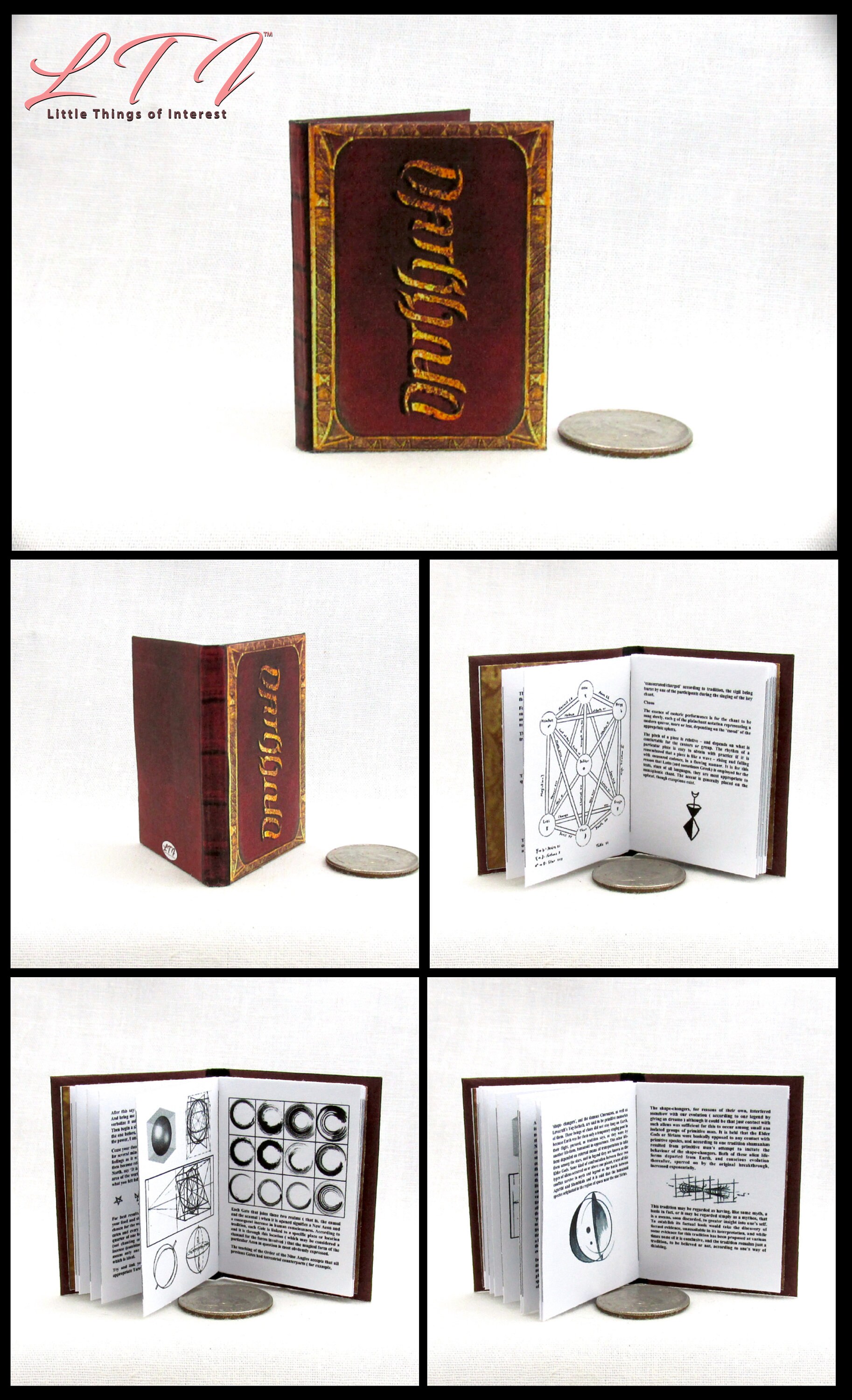 1 6 Scale Darkhold Readable Miniature Book Agents Of Shield Etsy 1 6 Scale Darkhold Readable Miniature Book Agents Of Shield Etsy