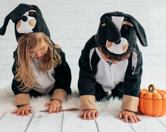 Bernese Mountain Dog BMD Baby, Toddler and Kids Halloween Costume (some customization is available!)