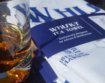 Whisky Tea Towel