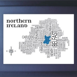 Nordirland Weltkarte