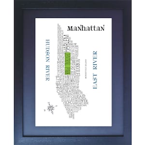 Mot de la carte de Manhattan