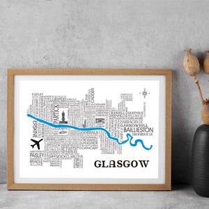 Carte des mots de Glasgow