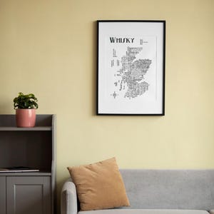 Mapa de palabras sobre el whisky