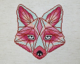 Sapphire FOX Cross Stitch Pattern