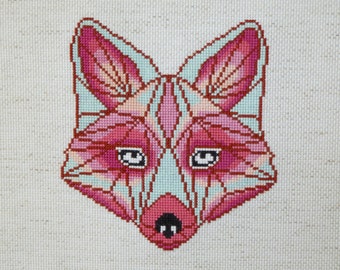 Sapphire FOX Cross Stitch Pattern