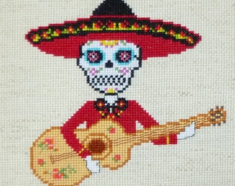 EL MIRIACHI Cross Stitch Pattern