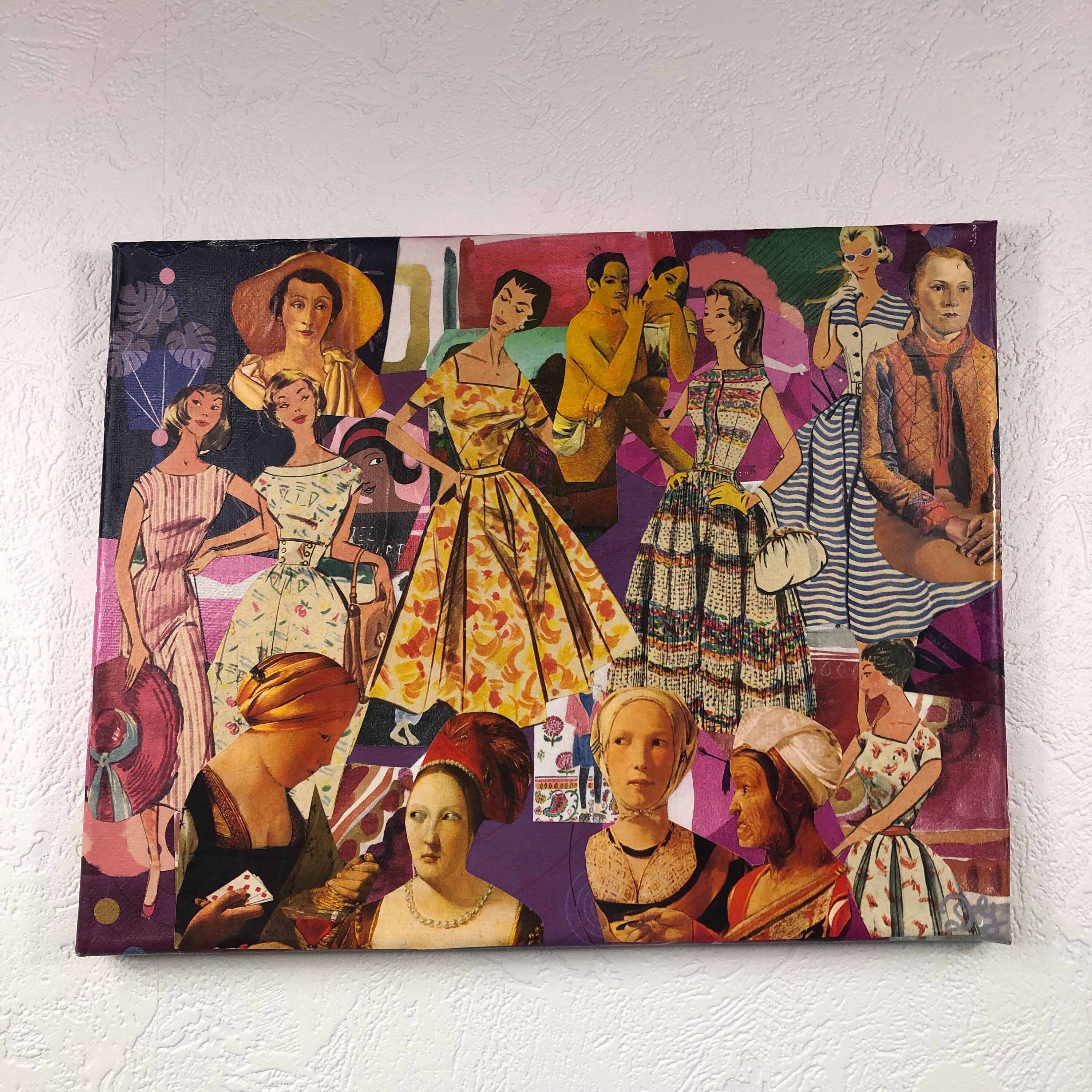 Tableaux Collage Toile Tendue 1346