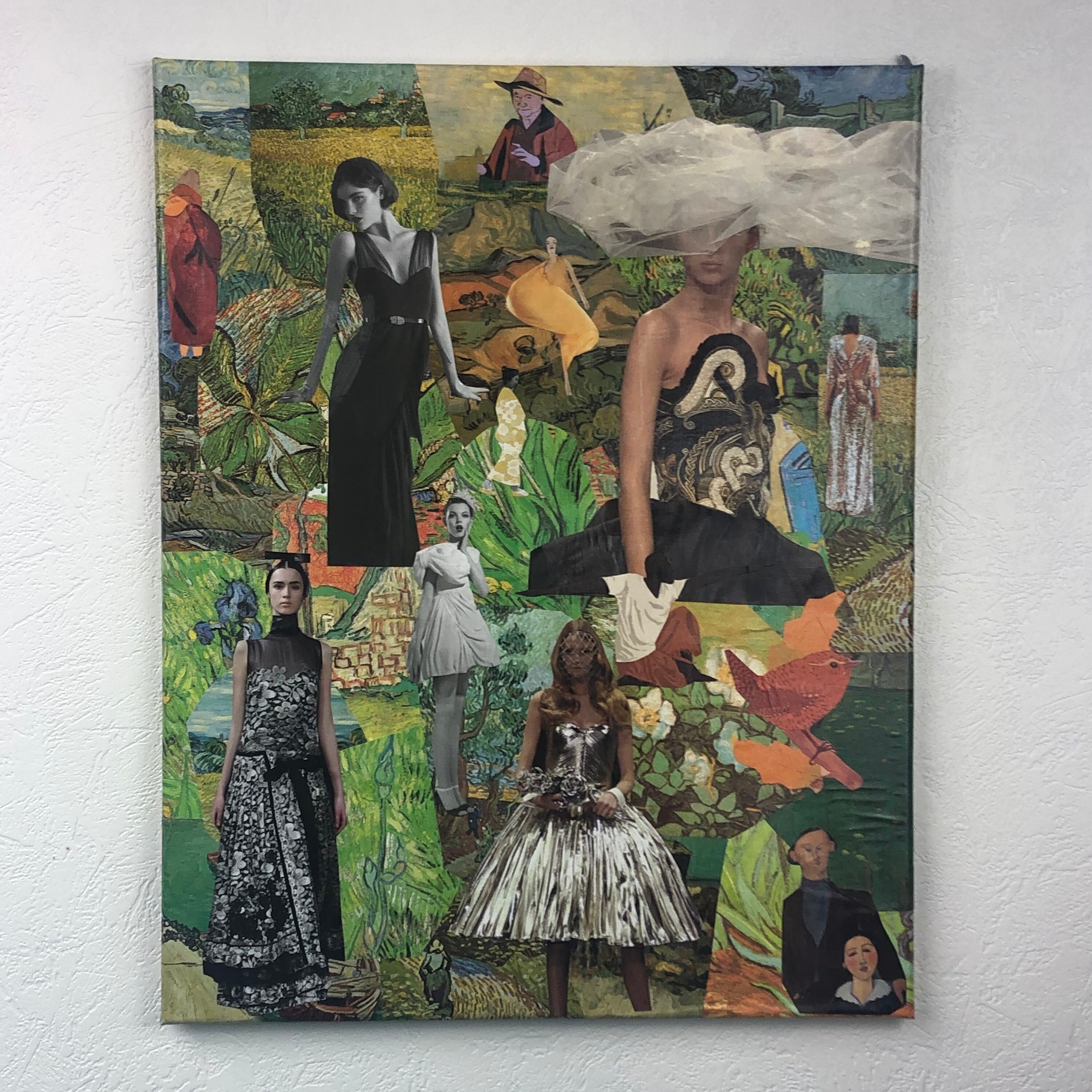 Tableaux Collage Toile Tendue 1148