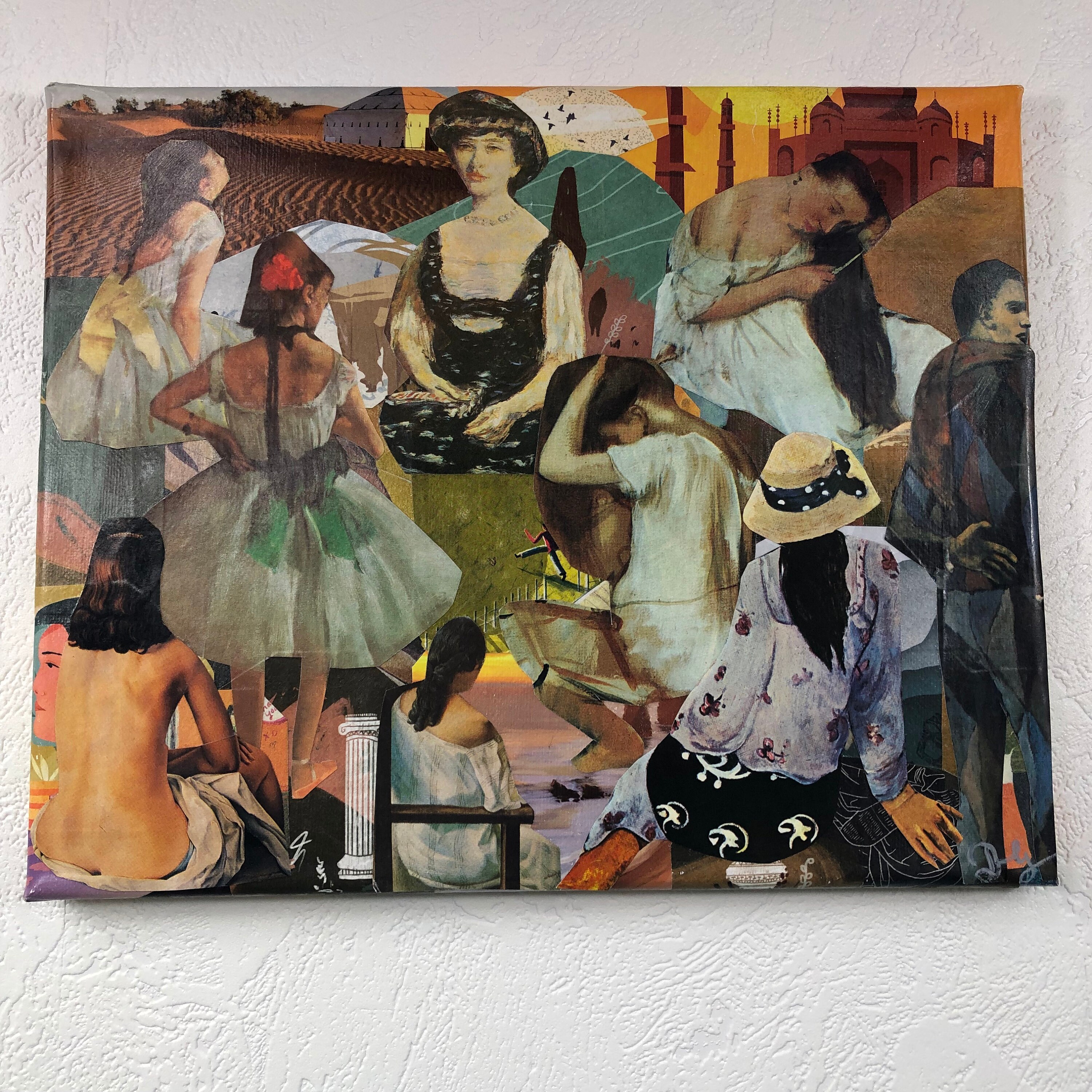 Tableaux Collage Toile Tendue 1366