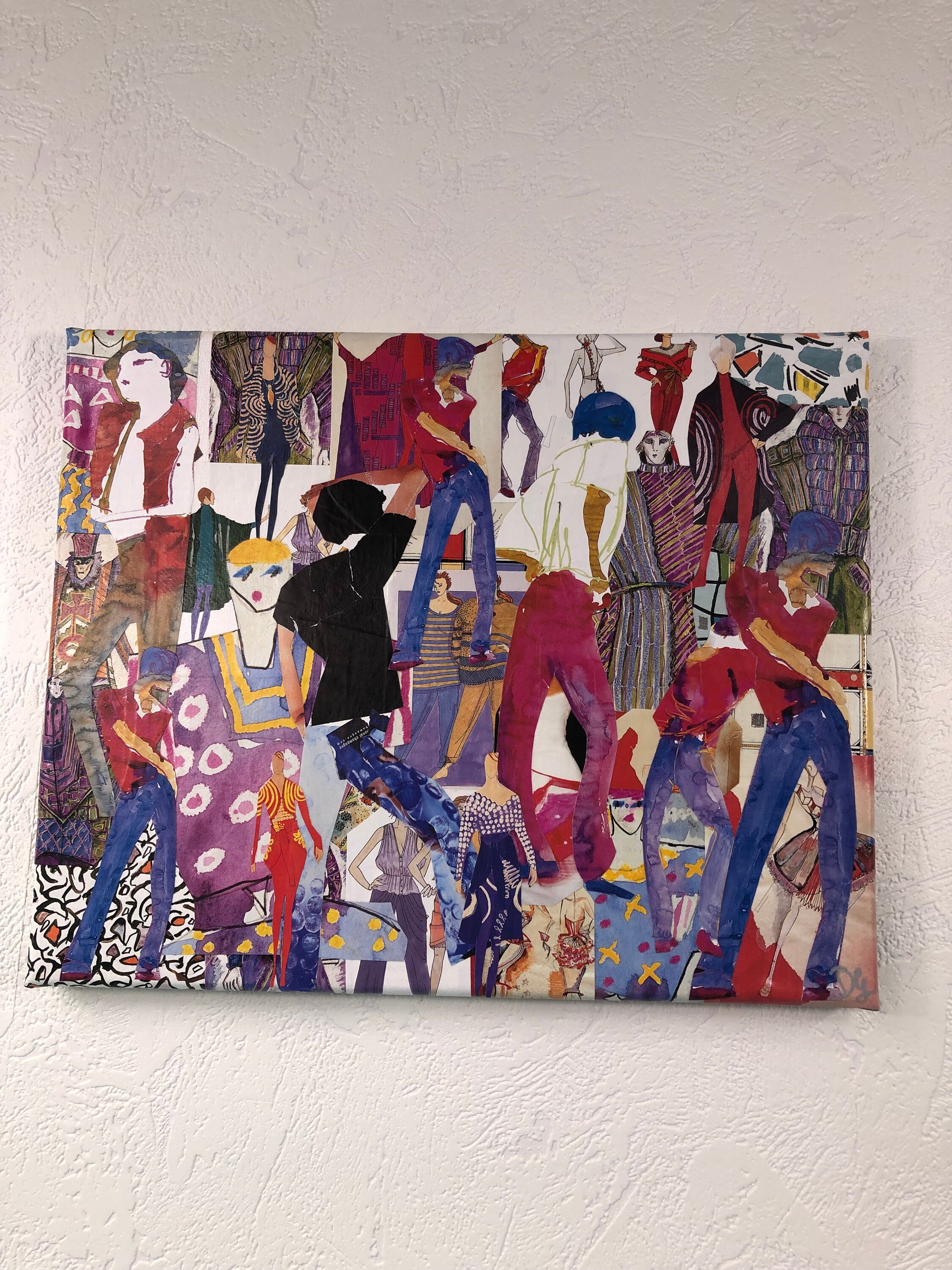 Tableaux Collage Toile Tendue 1236